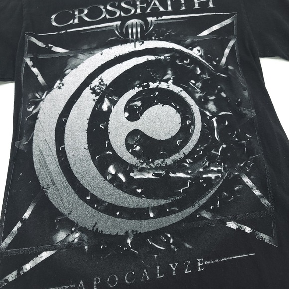 CROSSFAITH Apocalyze Japanese Metalcore Band T-Shirt Size S Concert Merch 2013 - Picture 2 of 6